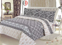 Load image into Gallery viewer, Multicolor Cotton King Size Double Bedsheet With 2 Pillow Covers Best Quality