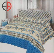 Load image into Gallery viewer, Multicolor Cotton King Size Double Bedsheet With 2 Pillow Covers Best Quality
